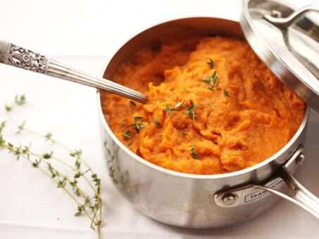 puré para acompañar carnes