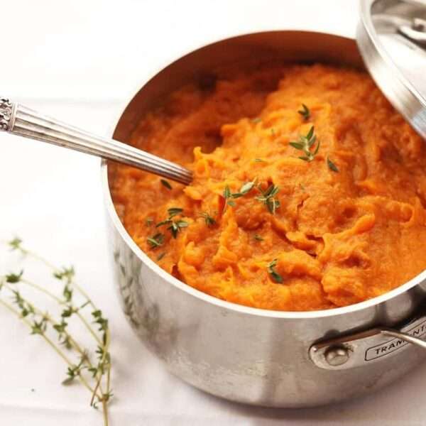 puré para acompañar carnes
