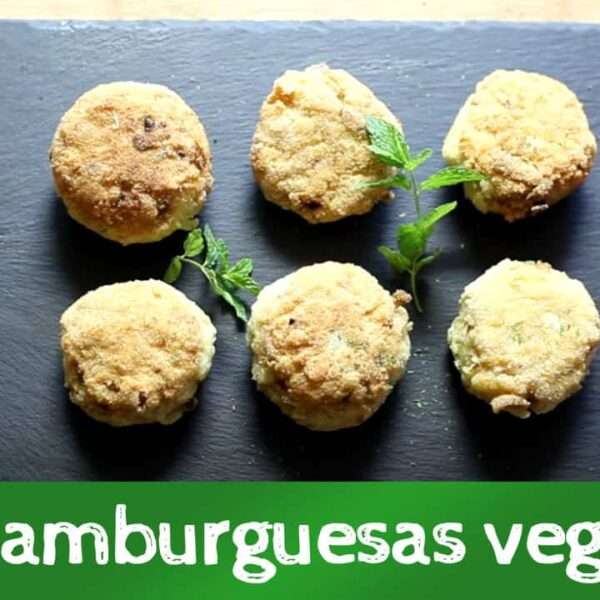 Mini hamburguesas vegetarianas de avena y tofu