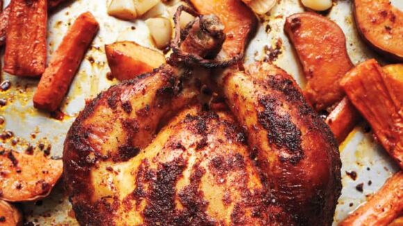 platos con pollo