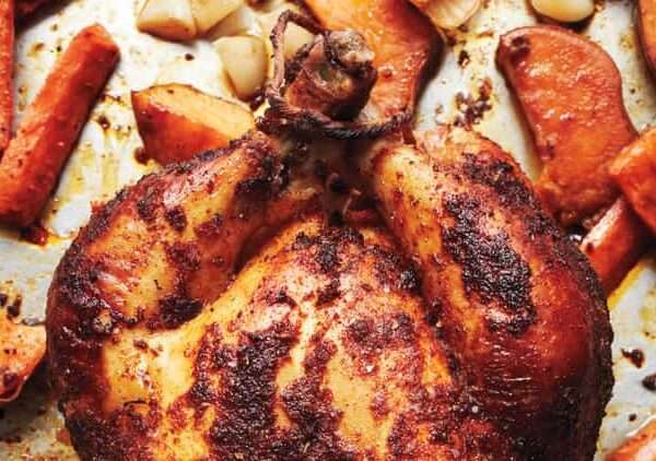 platos con pollo