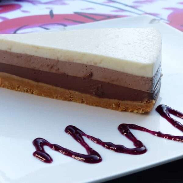 Tarta de 3 chocolates con la Thermomix