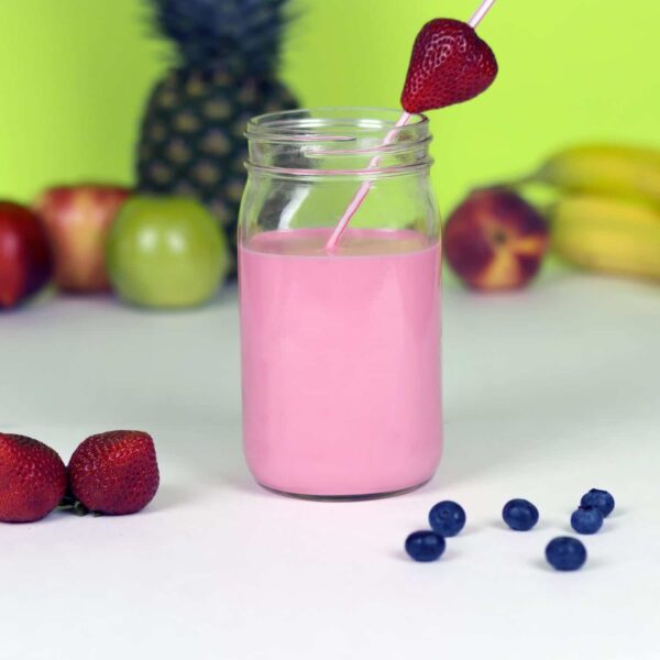 Cómo preparar un smoothie de fresa y plátano