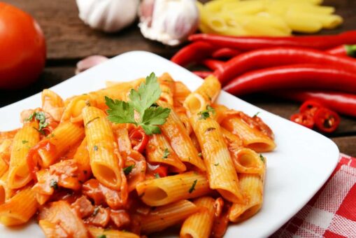 macarrones con verdura