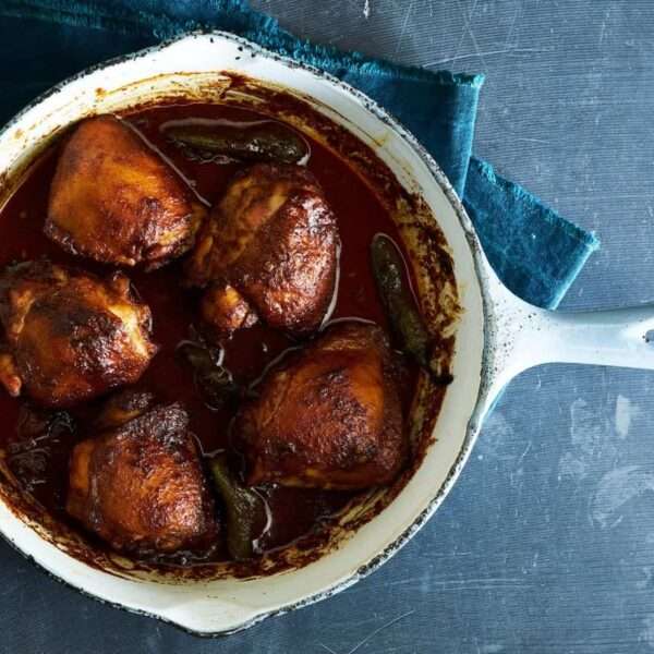 platos salados con chocolate