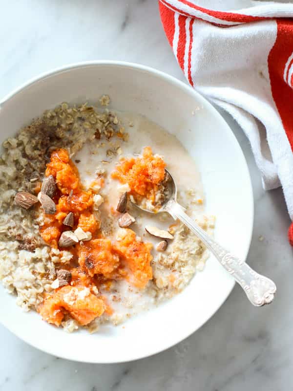 20 desayunos espectaculares para comenzar el día 10 oatmeal and sweet potato porridge