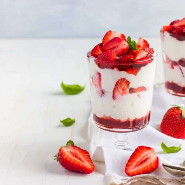 trifle confitura natural de fresas