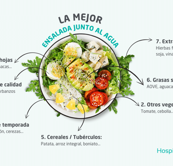 Oihane Fuertes, nutricionista del Hospital Quirónsalud Vitoria: "El orden en el que se colocan los alimentos en el tupper es relevante para conservar mejor la ensalada"
