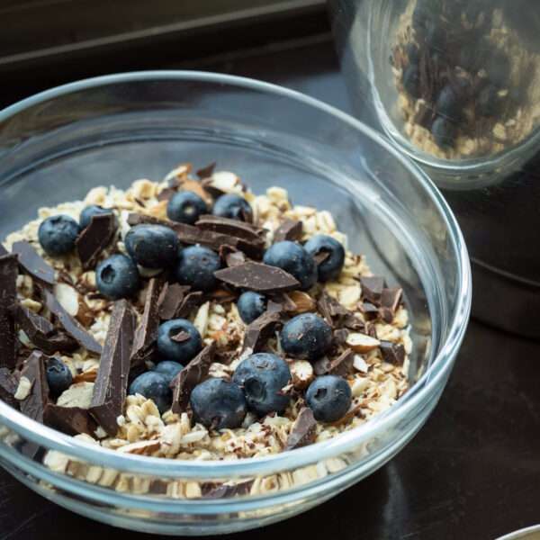 avena arandanos chocolate