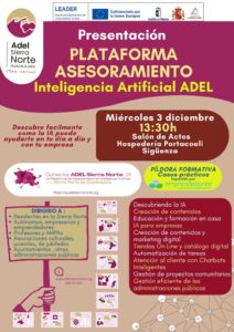 ADEL Sierra Norte presenta su plataforma de IA para modernizar el desarrollo rural