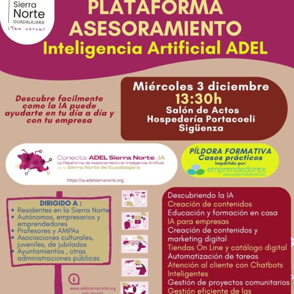 ADEL Sierra Norte presenta su plataforma de IA para modernizar el desarrollo rural