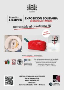 Nueva exposición solidaria de JJCuper en Max Center Barakaldo