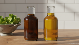 Cómo aclarar el aceite oscuro: comparativa antes y después del truco de la clorofila