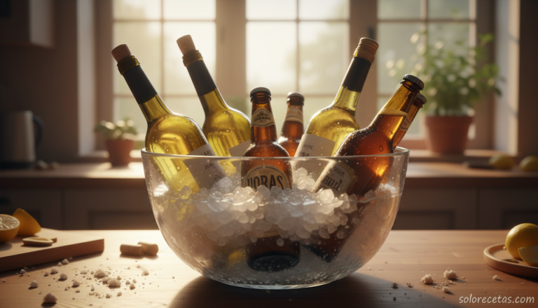 Home Elementor 8 Truco para enfriar bebidas rapido con hielo agua y sal en recipiente