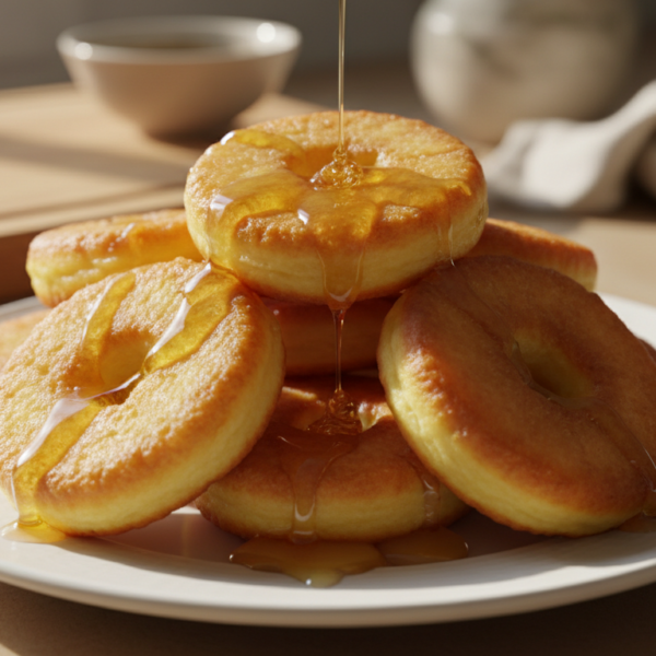 Buñuelos de huevo caseros con miel, receta de Semana Santa