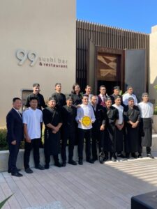 99 Sushi Bar recibe el reconocimiento internacional Dos Toques Gault&Millau en su restaurante de Rabat
