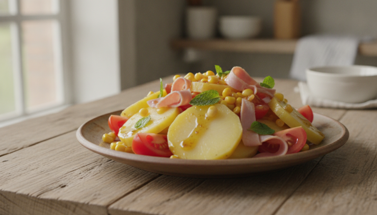 Home Elementor 9 Ensalada de patata a la menta con tomate, maiz y jamon york