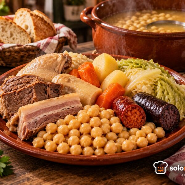 Cocido madrileño: el sabor más auténtico servido en tres vuelcos